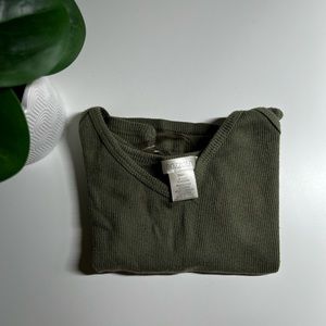 rmy green vcut tank top